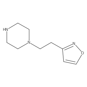 1-[2-(1,2-Oxazol-3-yl)ethyl]piperazine Structure