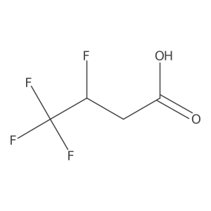 3,4,4,4-Tetrafluorobutanoic acid Structure