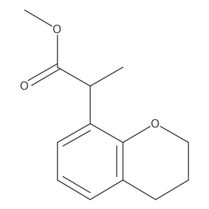 methyl 2-(3,4-dihydro-2H-1-benzopyran-8-yl)propanoate Structure