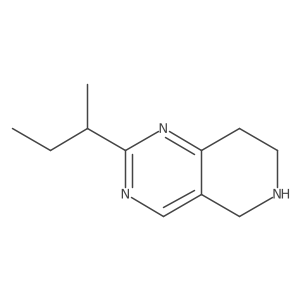 2-(butan-2-yl)-5H,6H,7H,8H-pyrido[4,3-d]pyrimidine结构式
