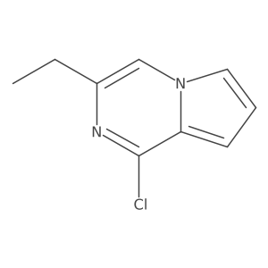 1-Chloro-3-ethylpyrrolo[1,2-a]pyrazine Structure
