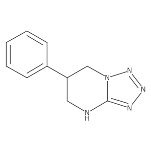 6-phenyl-4H,5H,6H,7H-[1,2,3,4]tetrazolo[1,5-a]pyrimidine结构式