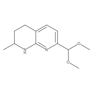 7-(Dimethoxymethyl)-1,2,3,4-tetrahydro-2-methyl-1,8-naphthyridine Structure