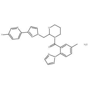 Vornorexant hydrate结构式