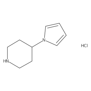4-(1H-pyrrol-1-yl)piperidine hydrochloride Structure