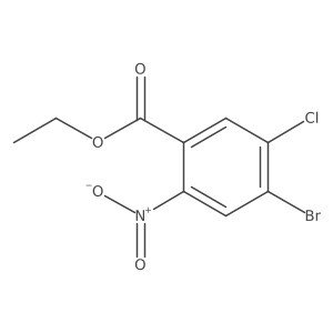 Ethyl 4-bromo-5-chloro-2-nitrobenzoate Structure