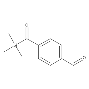 4-((Trimethylsilyl)carbonyl)benzaldehyde Structure