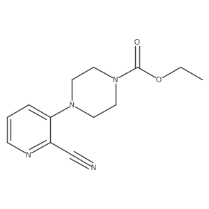 Ethyl 4-(2-cyanopyridin-3-yl)piperazine-1-carboxylate Structure