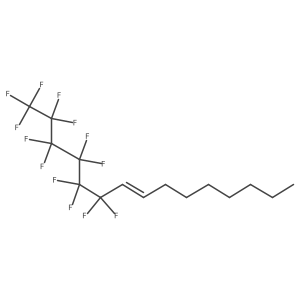 1,1,1,2,2,3,3,4,4,5,5,6,6-Tridecafluoropentadec-7-ene Structure