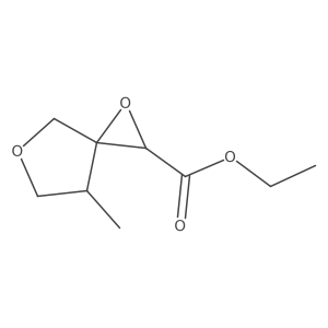 Ethyl 7-methyl-1,5-dioxaspiro[2.4]heptane-2-carboxylate结构式