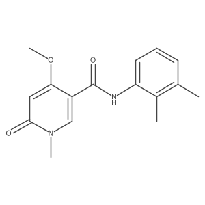 N-(2,3-dimethylphenyl)-4-methoxy-1-methyl-6-oxo-1,6-dihydropyridine-3-carboxamide Structure