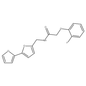 N-([2,2'-bifuran]-5-ylmethyl)-2-(2-fluorophenoxy)acetamide Structure