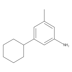 3-Cyclohexyl-5-methylaniline结构式