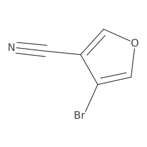 4-Bromofuran-3-carbonitrile结构式