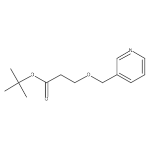 1,1-Dimethylethyl 3-(3-pyridinylmethoxy)propanoate Structure