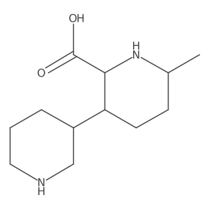 6-Methyl-3-(piperidin-3-yl)piperidine-2-carboxylic acid Structure