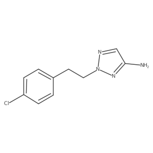 2-[2-(4-chlorophenyl)ethyl]-2H-1,2,3-triazol-4-amine Structure