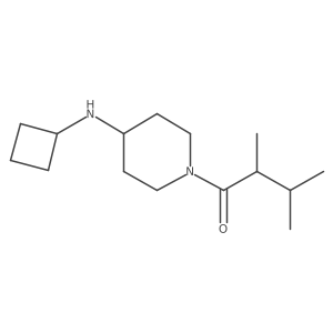 1-[4-(Cyclobutylamino)piperidin-1-yl]-2,3-dimethylbutan-1-one Structure