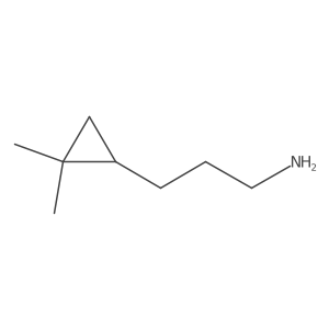 3-(2,2-Dimethylcyclopropyl)propan-1-amine Structure