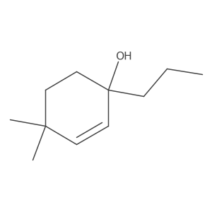 4,4-Dimethyl-1-propylcyclohex-2-en-1-ol结构式