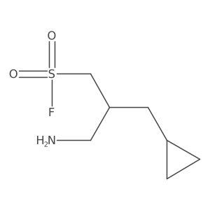 3-Amino-2-(cyclopropylmethyl)propane-1-sulfonyl fluoride Structure