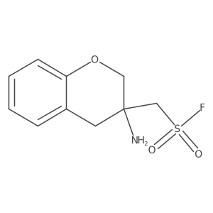 (3-amino-3,4-dihydro-2H-1-benzopyran-3-yl)methanesulfonyl fluoride结构式