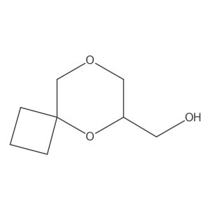 5,8-Dioxaspiro[3.5]nonan-6-ylmethanol结构式