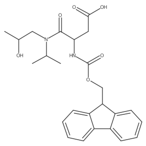 3-({[(9H-fluoren-9-yl)methoxy]carbonyl}amino)-3-[(2-hydroxypropyl)(propan-2-yl)carbamoyl]propanoic acid Structure