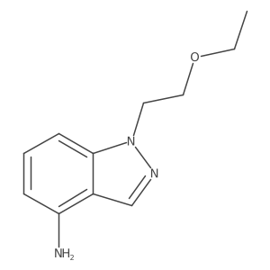 1-(2-ethoxyethyl)-1H-indazol-4-amine Structure