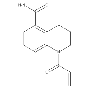 1-Prop-2-enoyl-3,4-dihydro-2H-quinoline-5-carboxamide Structure