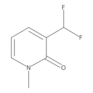 3-(Difluoromethyl)-1-methylpyridin-2(1H)-one Structure