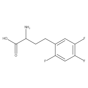 2-Amino-4-(2,4,5-trifluorophenyl)butanoic acid Structure