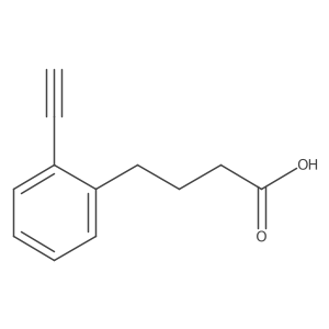 4-(2-Ethynylphenyl)butanoic acid结构式