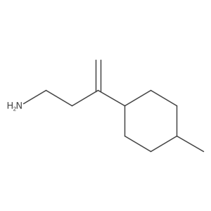 3-(4-Methylcyclohexyl)but-3-en-1-amine结构式