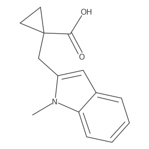 1-[(1-methyl-1H-indol-2-yl)methyl]cyclopropane-1-carboxylic acid Structure
