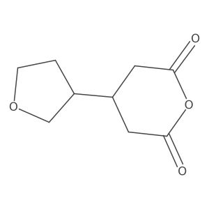 4-(Oxolan-3-yl)oxane-2,6-dione Structure