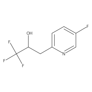 1,1,1-Trifluoro-3-(5-fluoropyridin-2-yl)propan-2-ol Structure