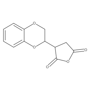 3-(2,3-Dihydro-1,4-benzodioxin-2-yl)oxolane-2,5-dione结构式