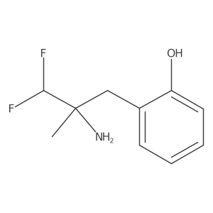 2-(2-Amino-3,3-difluoro-2-methylpropyl)phenol Structure