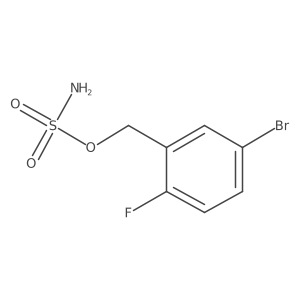 (5-Bromo-2-fluorophenyl)methyl sulfamate Structure