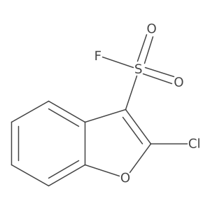 2-Chloro-1-benzofuran-3-sulfonyl fluoride结构式