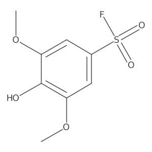 4-Hydroxy-3,5-dimethoxybenzene-1-sulfonyl fluoride Structure