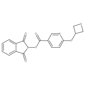 1,3-dioxo-2,3-dihydro-1H-isoindol-2-yl 6-(oxetan-3-yloxy)pyridine-3-carboxylate结构式