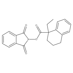1,3-dioxo-2,3-dihydro-1H-isoindol-2-yl 1-ethyl-1,2,3,4-tetrahydronaphthalene-1-carboxylate结构式