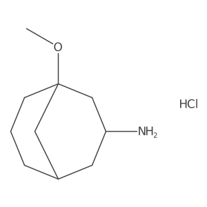 (1S,3R,5R)-1-Methoxybicyclo[3.3.1]nonan-3-amine;hydrochloride结构式