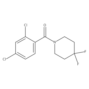 1-(2,4-Dichlorobenzoyl)-4,4-difluoropiperidine Structure