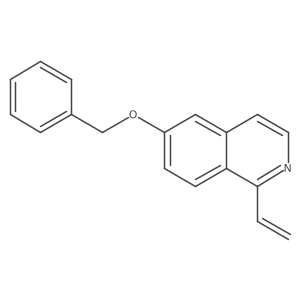 1-Ethenyl-6-phenylmethoxyisoquinoline结构式