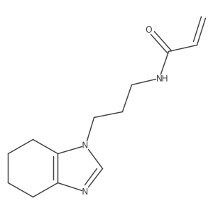 N-(3-(4,5,6,7-Tetrahydro-1H-benzo[d]imidazol-1-yl)propyl)acrylamide Structure