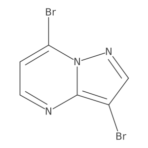 3,7-Dibromopyrazolo[1,5-a]pyrimidine结构式