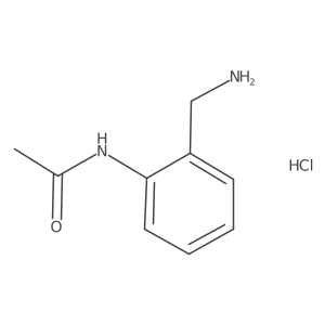 N-[2-(aminomethyl)phenyl]acetamide hydrochloride Structure